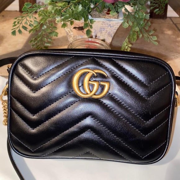 Gucci Handbags - Gucci Mini Marmont Crossbody